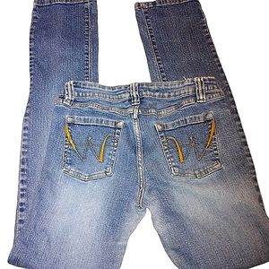 WET SEAL Vintage Girl's Skinny Blue Jeans Size 9R